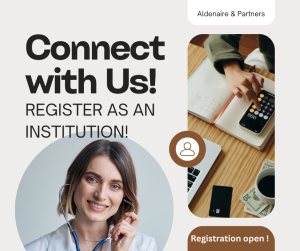 Register as 'Institution'