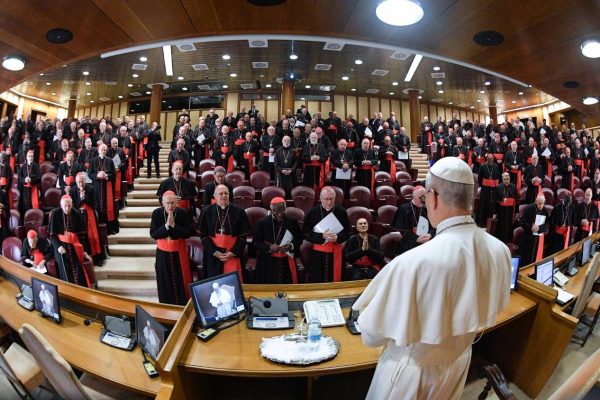 Pope Leo XIV to Cardinals: Church Must Address the Digital Revolution Pope Leo XIV meets with cardinals (@Vatican Media)